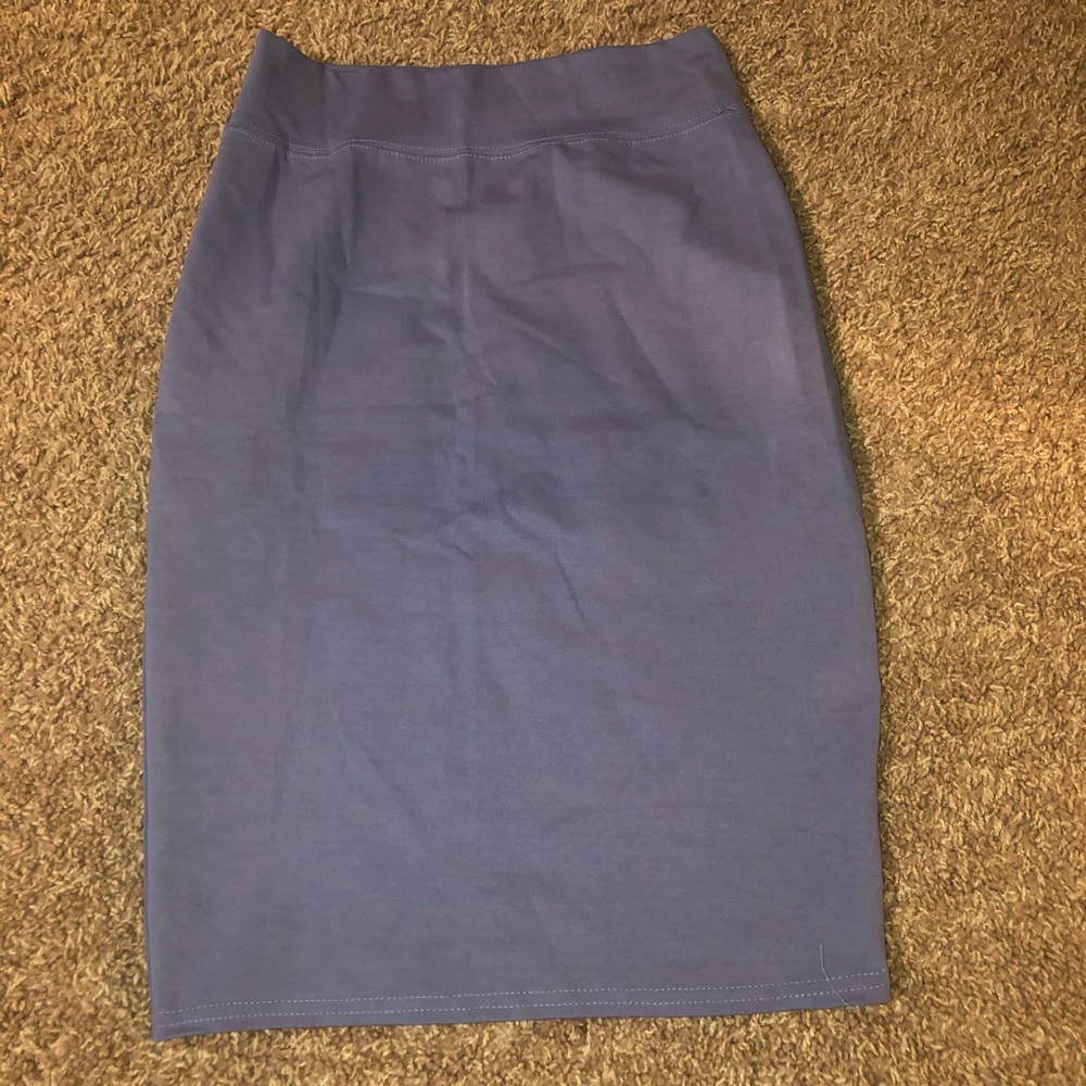 Periwinkle/ blue pencil skirt